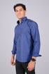 Veshbhoshaa Bluebird Yale Blue Men'S Office Shirt